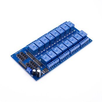 16-Channel 10A/250V AC Relay Module with LM2576 Power Supply Arduino