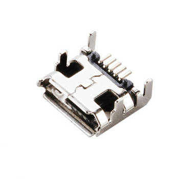 5PIN Micro USB Female socket - 4 Mounting Pins DIP - MICRO7.2 Socket - 10 pcs