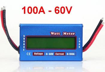 Watt Meter 100A - 60V DC - Energy, Current and Voltage Meter