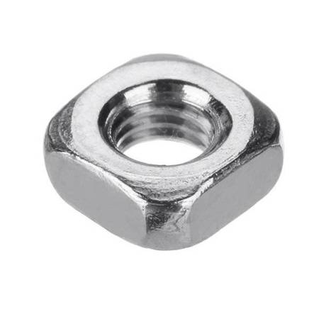 10 pcs M8 14x14mm Square Nut - Groove - for Aluminum Profiles - 304 Stainless Steel