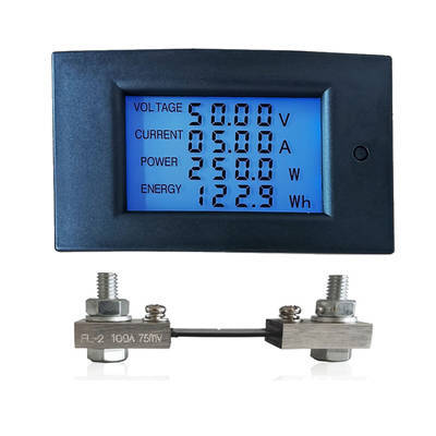 100A 100V DC Multifunctional Power Monitor